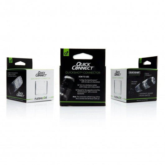 Коннектор для мастурбаторов серии Quickshot - Quick Connect - Fleshlight - в Ельце купить с доставкой