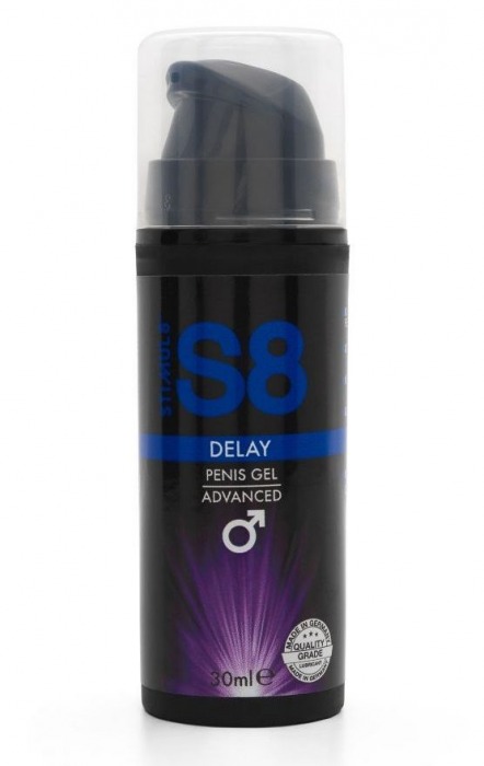 Пролонгирующий гель для мужчин S8 Delay Gel - 30 мл. - Stimul8 - купить с доставкой в Ельце