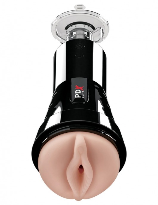 Телесный вибромастурбатор-вагина Cock Compressor Vibrating Stroker - Pipedream - в Ельце купить с доставкой