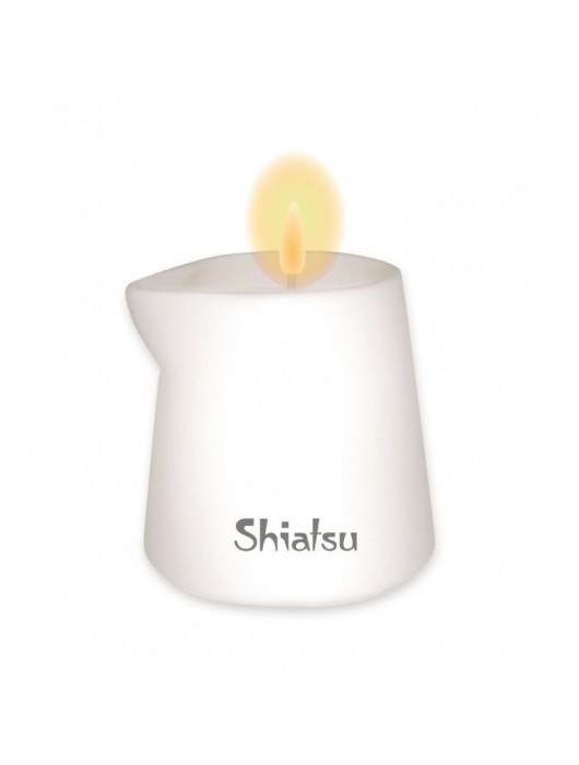 Массажная свеча с ароматом амбры - 130 гр. - Shiatsu - купить с доставкой в Ельце