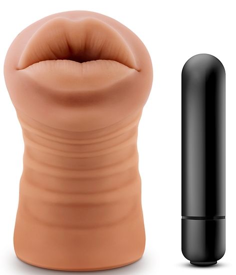 Кофейный мастурбатор-ротик Isabella - Blush Novelties - в Ельце купить с доставкой
