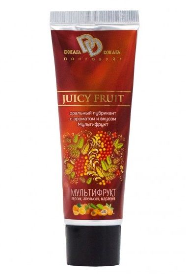 Интимный съедобный лубрикант JUICY FRUIT с ароматом фруктов - 30 мл. - БиоМед - купить с доставкой в Ельце