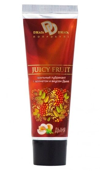 Интимный съедобный лубрикант JUICY FRUIT с ароматом дыни - 30 мл. - БиоМед - купить с доставкой в Ельце