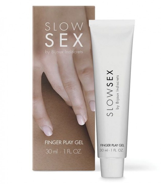 Гель для мастурбации с ароматом кокоса Slow Sex Finger Play Gel - 30 мл. - Bijoux Indiscrets - купить с доставкой в Ельце