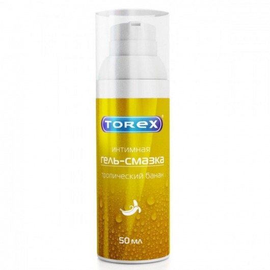 Гель-смазка на водной основе Torex  Тропический банан  - 50 мл. - Torex - купить с доставкой в Ельце