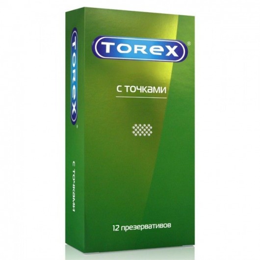 Текстурированные презервативы Torex  С точками  - 12 шт. - Torex - купить с доставкой в Ельце