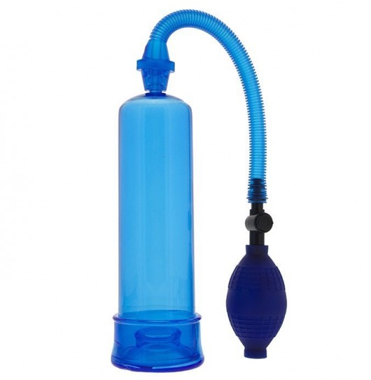 Синяя вакуумная помпа MENZSTUFF PENIS ENLARGER - Dream Toys - в Ельце купить с доставкой