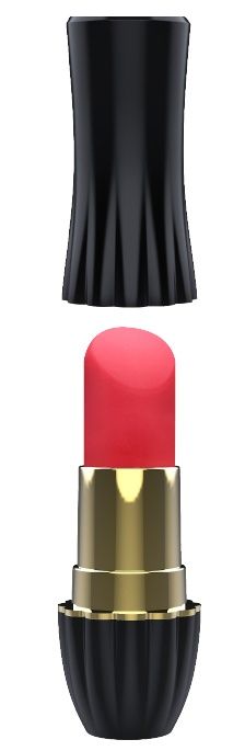 Клиторальный стимулятор-помада LIPSTICK - 9,3 см. - Dream Toys - купить с доставкой в Ельце