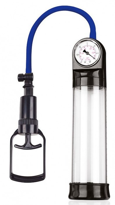 Прозрачная вакуумная помпа Sex Expert с манометром - Sex Expert - в Ельце купить с доставкой