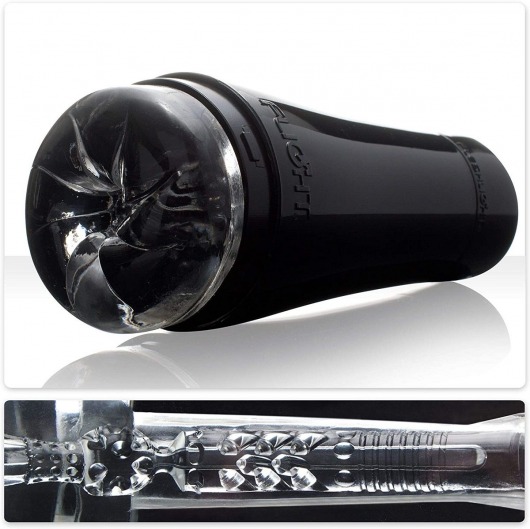 Черный мастурбатор-анус Fleshlight - Flight Pilot - Fleshlight - в Ельце купить с доставкой