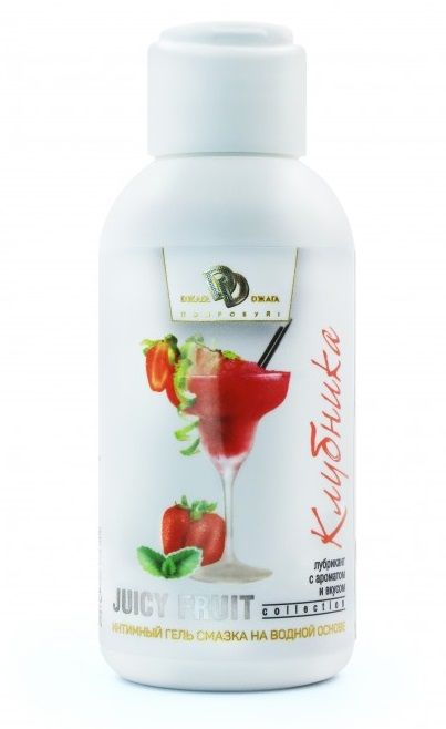 Интимный гель-смазка JUICY FRUIT с ароматом клубники - 100 мл. - БиоМед - купить с доставкой в Ельце