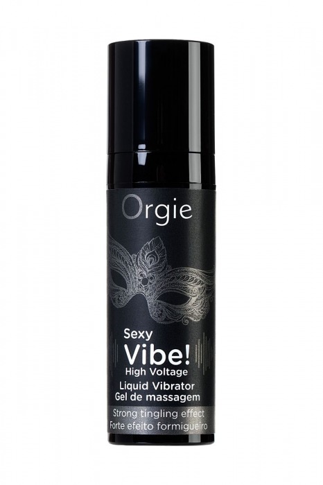 Гель для массажа ORGIE Sexy Vibe High Voltage с эффектом вибрации - 15 мл. - ORGIE - купить с доставкой в Ельце