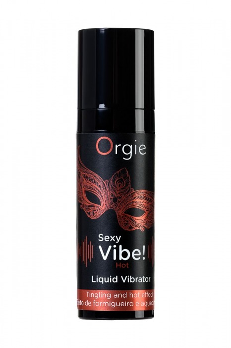 Разогревающий гель для массажа ORGIE Sexy Vibe Hot с эффектом вибрации - 15 мл. - ORGIE - купить с доставкой в Ельце