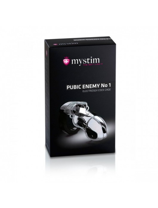 Пояс верности с электростимуляцией Pubic Enemy №1 - MyStim - купить с доставкой в Ельце