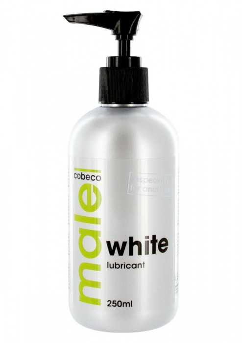 Анальная смазка на водной основе MALE Cobeco White Lubricant - 250 мл. - Cobeco - купить с доставкой в Ельце