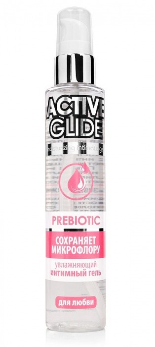 Увлажняющий интимный гель Active Glide Prebiotic - 100 гр. - Биоритм - купить с доставкой в Ельце