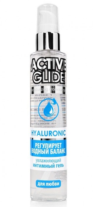 Увлажняющий интимный гель Active Glide Hyaluronic - 100 гр. - Биоритм - купить с доставкой в Ельце
