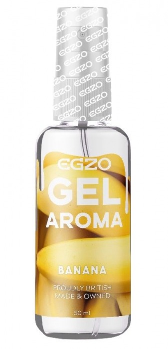 Интимный лубрикант EGZO AROMA с ароматом банана - 50 мл. - EGZO - купить с доставкой в Ельце