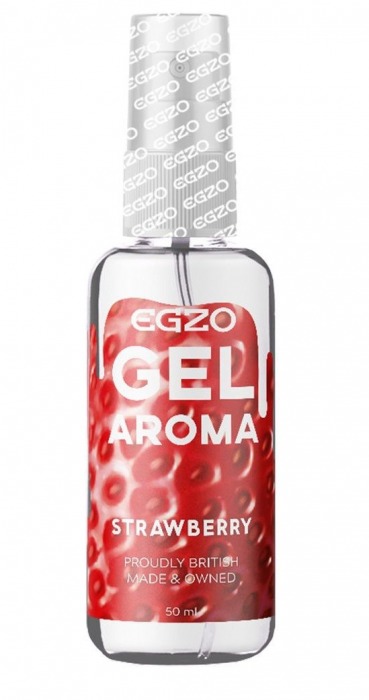 Интимный лубрикант EGZO AROMA с ароматом клубники - 50 мл. - EGZO - купить с доставкой в Ельце