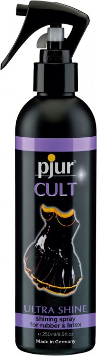 Спрей для ухода за одеждой из латекса pjur CULT Ultra Shine - 250 мл. - Pjur - купить с доставкой в Ельце