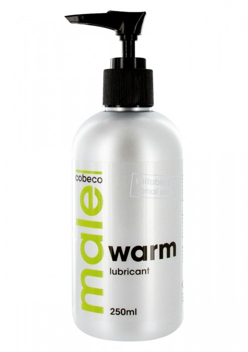 Лубрикант с согревающим эффектом MALE Cobeco Warm Lubricant - 250 мл. - Cobeco - купить с доставкой в Ельце