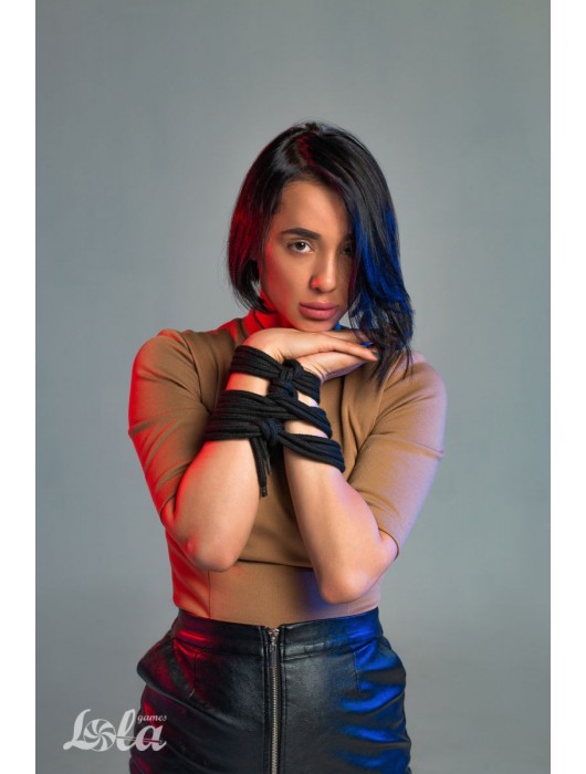 Черная веревка Do Not Disturb - 5 м. - Lola Games - купить с доставкой в Ельце