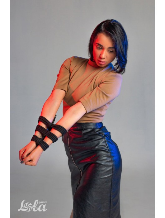 Черная веревка Do Not Disturb - 5 м. - Lola Games - купить с доставкой в Ельце