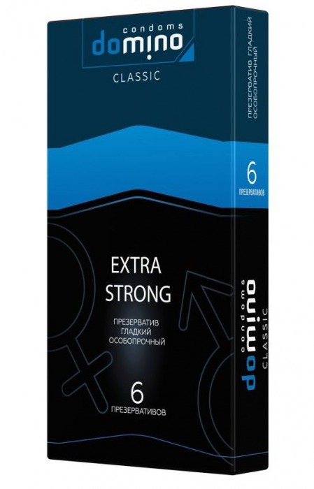 Суперпрочные презервативы DOMINO Extra Strong - 6 шт. - Domino - купить с доставкой в Ельце