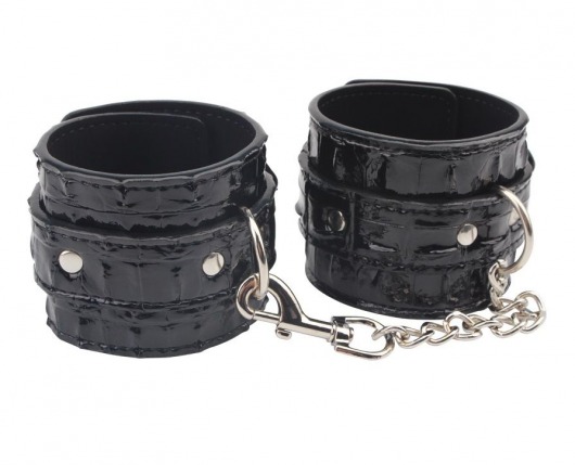 Черные наручники Surrender Wrist Restraints - Chisa - купить с доставкой в Ельце