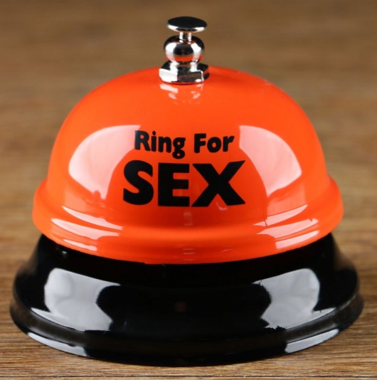 Настольный звонок RING FOR SEX - Сима-Ленд - купить с доставкой в Ельце