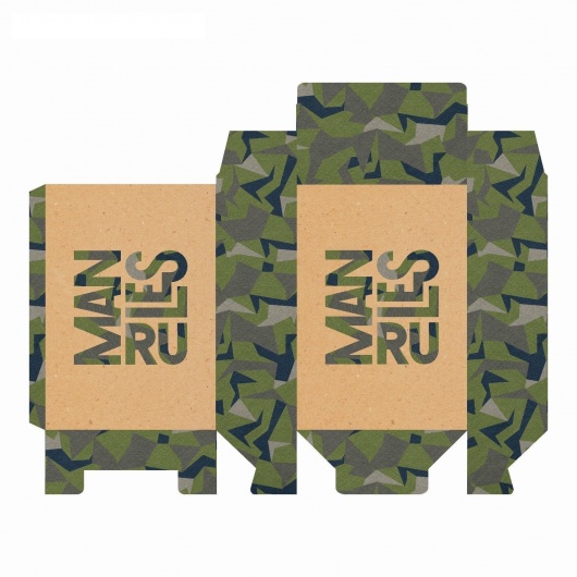 Складная коробка Man rules - 16 х 23 см. - Сима-Ленд - купить с доставкой в Ельце