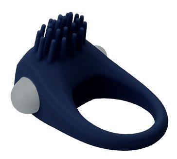 Синее эрекционное виброкольцо STIMU RING - Dream Toys - в Ельце купить с доставкой