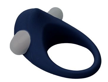 Гладкое синее эрекционное виброкольцо STIMU RING - Dream Toys - в Ельце купить с доставкой