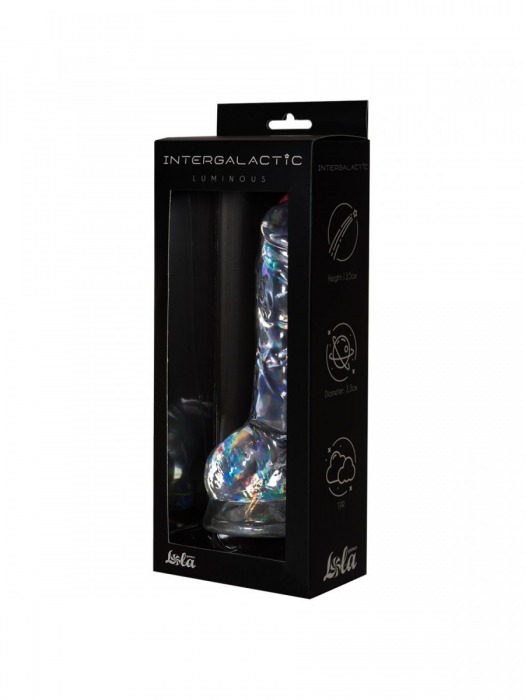 Прозрачный фаллоимитатор Luminous - 20 см. - Lola Games