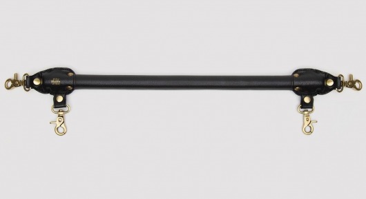 Черная распорка для ног Bound to You Faux Leather Spreader Bar - 50,8 см. - Fifty Shades of Grey - купить с доставкой в Ельце
