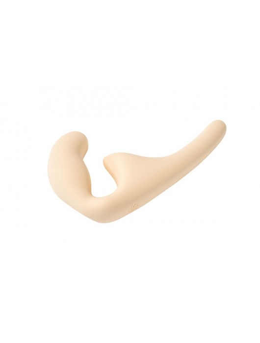 Бежевый безремневой страпон Seduction - 20,5 см. - Lola Games - купить с доставкой в Ельце