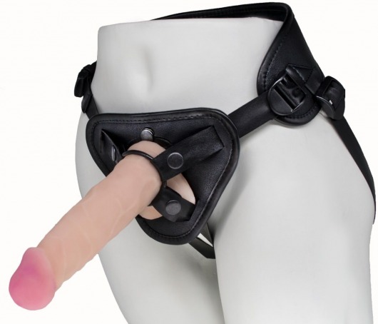 Пояс харнесс BEST UNI strap с 2 сменными насадками - 18,5 и 16 см. - LOVETOY (А-Полимер) - купить с доставкой в Ельце