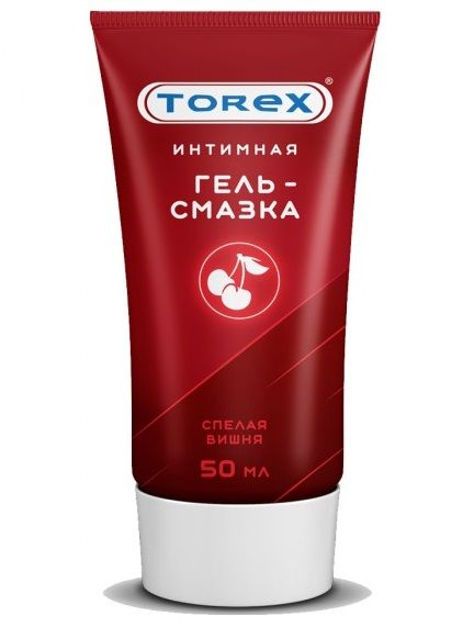 Смазка на водной основе TOREX  Спелая вишня  - 50 мл. - Torex - купить с доставкой в Ельце