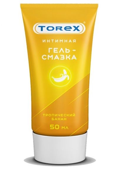Смазка на водной основе TOREX  Тропический банан  - 50 мл. - Torex - купить с доставкой в Ельце