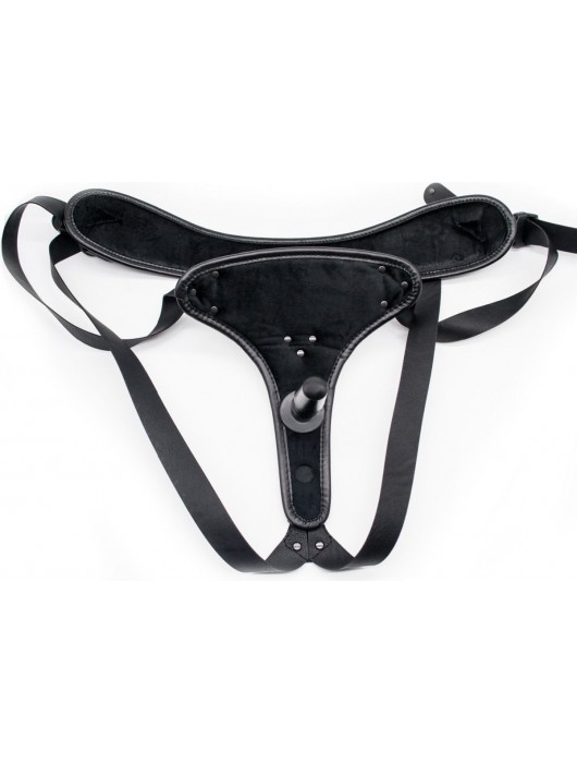 Реалистичный страпон Woman Midi с вагинальной пробкой - 19 см. - LOVETOY (А-Полимер) - купить с доставкой в Ельце