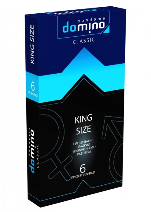Презервативы увеличенного размера DOMINO Classic King size - 6 шт. - Domino - купить с доставкой в Ельце