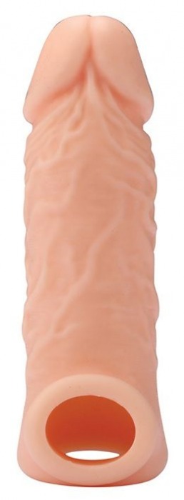 Телесная насадка EXTENDER WITH BALL STRAP 5.5 - 14 см. - Dream Toys - в Ельце купить с доставкой