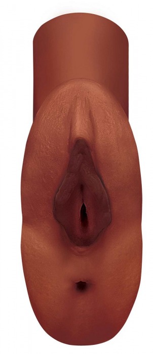 Коричневый мастурбатор Perfect Pussy Double Stroker - Pipedream - в Ельце купить с доставкой