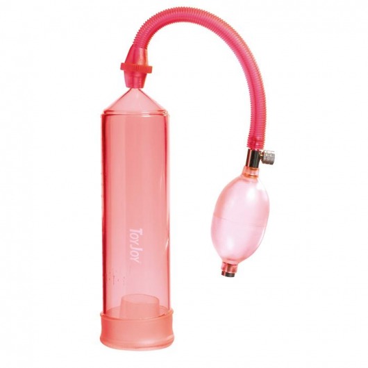 Красная вакуумная помпа Power Pump Red - Toy Joy - в Ельце купить с доставкой