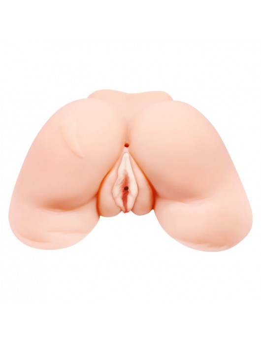 Телесная вибровагина Julie с 2 рабочими отверстиями - Baile - в Ельце купить с доставкой