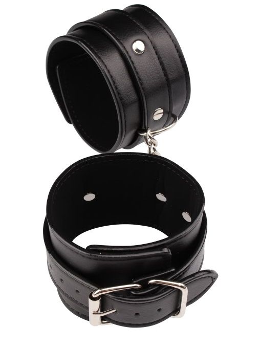 Черные оковы Classic Ankle Cuffs - Chisa - купить с доставкой в Ельце