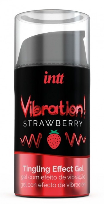Жидкий интимный гель с эффектом вибрации Vibration! Strawberry - 15 мл. - INTT - купить с доставкой в Ельце