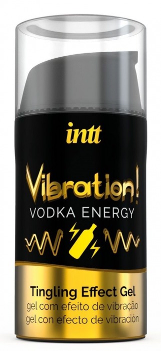 Жидкий интимный гель с эффектом вибрации Vibration! Vodka Energy - 15 мл. - INTT - купить с доставкой в Ельце