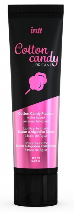 Интимный гель на водной основе Cotton Candy Lubricant - 100 мл. - INTT - купить с доставкой в Ельце