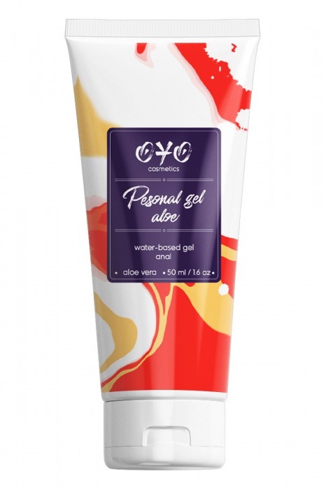 Анальная смазка на водной основе OYO Personal Gel Aloe - 50 мл. - OYO - купить с доставкой в Ельце
